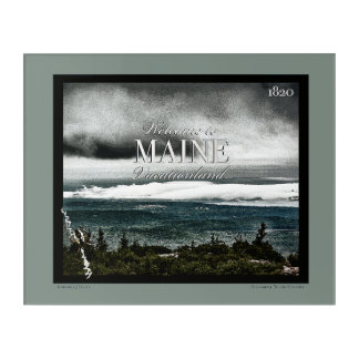 Vacationland, Maine Acrylic Print