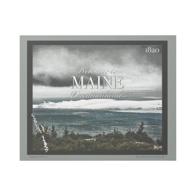 Vacationland, Maine Gallery Wrap (Front)