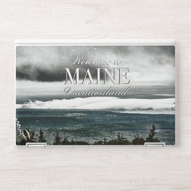Vacationland, Maine HP Laptop Skin (Front)