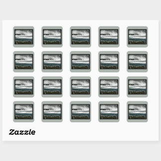 Vacationland, Maine Square Sticker