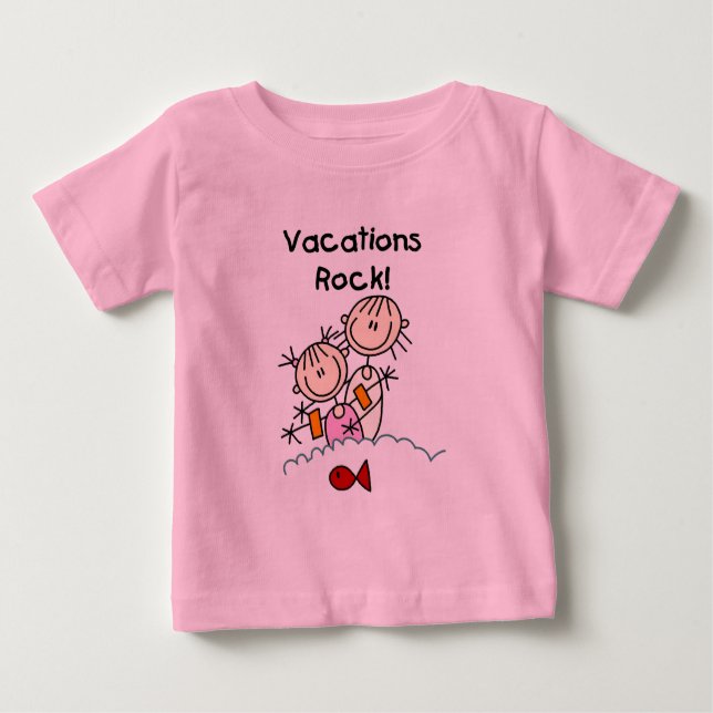 Vacations Rock T-shirts and gifts (Front)
