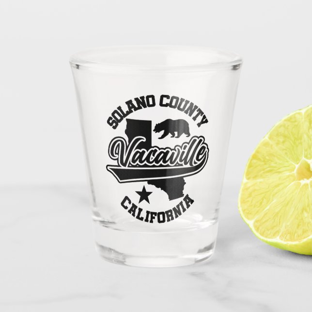 Vacaville,California Shot Glass (Front)