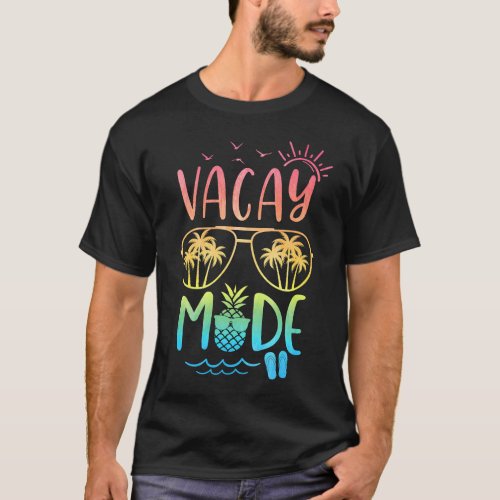 Vacay Mode Cute Vacation Summer Cruise Getaway Hol T_Shirt