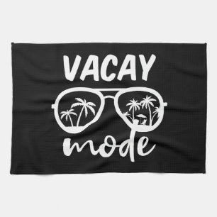 Vacay Mode II - Family Vacation Kitchen Towel