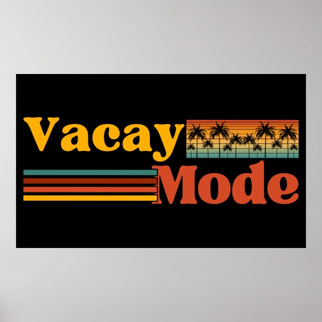 VACAY MODE PAL TREE FAMILY VACATION  POSTER (Front)