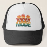 vacay mode T-Shirt Trucker Hat<br><div class="desc">vacay mode,  enjoy your vacation mode.</div>