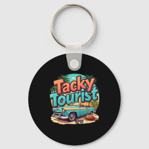 Vacay Tacky Tourist Outfit Wacky Cruise Costume Id Keychain