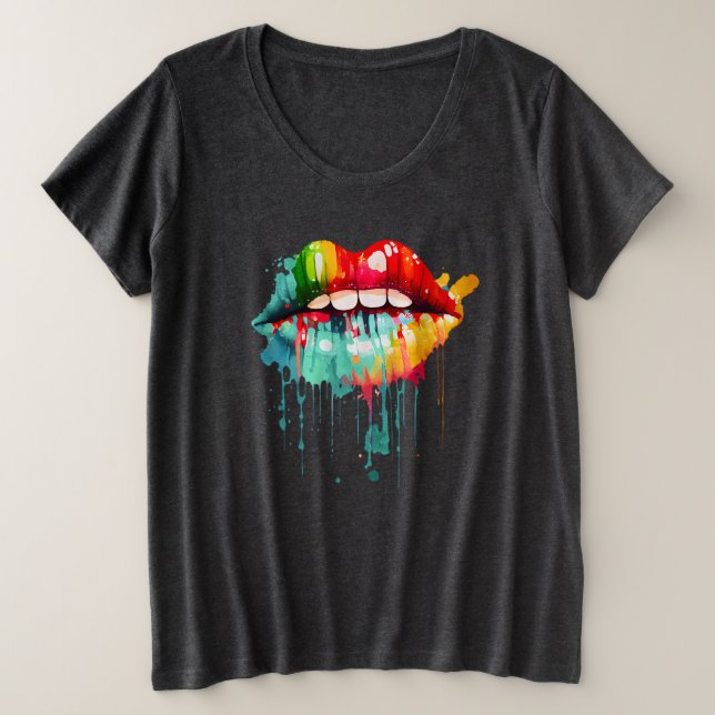 Vacay Vibes Plus Size T-Shirt (Design Front)