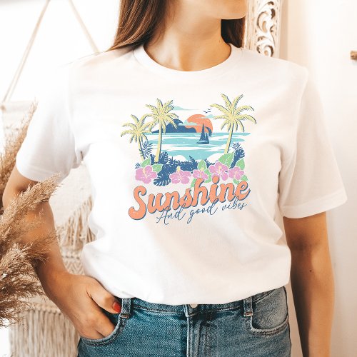 Vacay Vibes Shirt Trendy Beach Vacation Tshirt