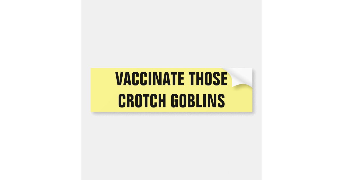 VACCINATE BUMPER STICKER | Zazzle