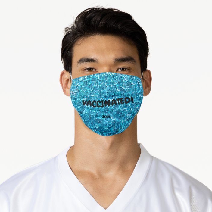 VACCINATED 2021 ADULT CLOTH FACE MASK