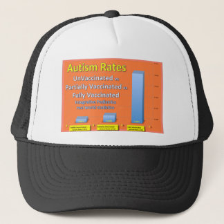 Vaccinated Autism Rates Trucker Hat