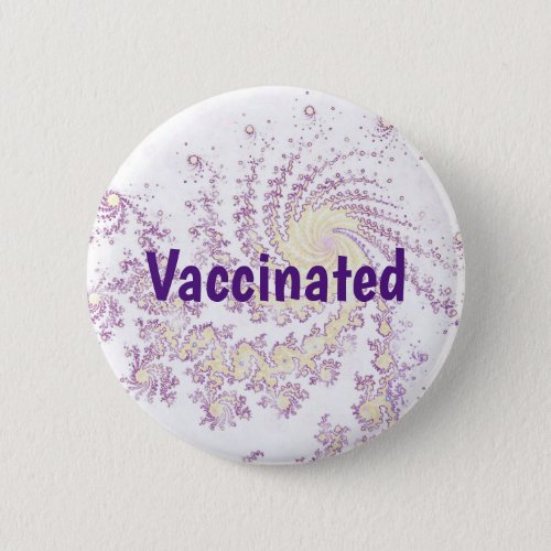 Vaccinated Fractal Swirl Text Button