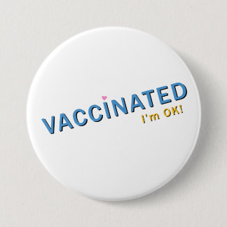 Vaccinated I'm OK Button