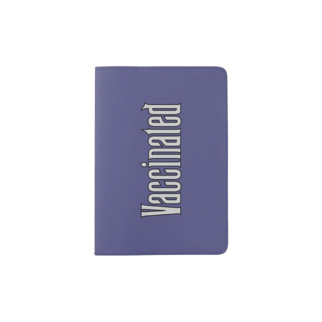 Vaccinated (purple) passport holder (Front)