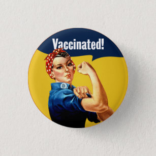Funny Vaccine Button Not Vaccinated Button 