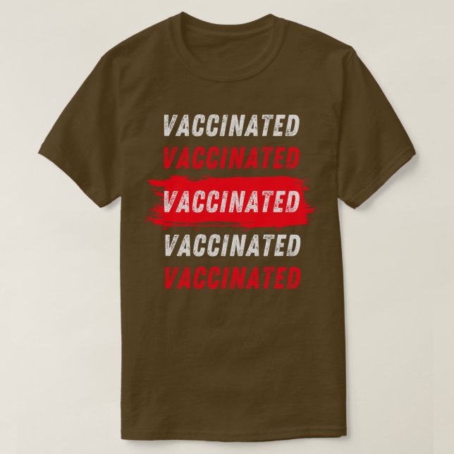 Vaccinated T-Shirt (Design Front)