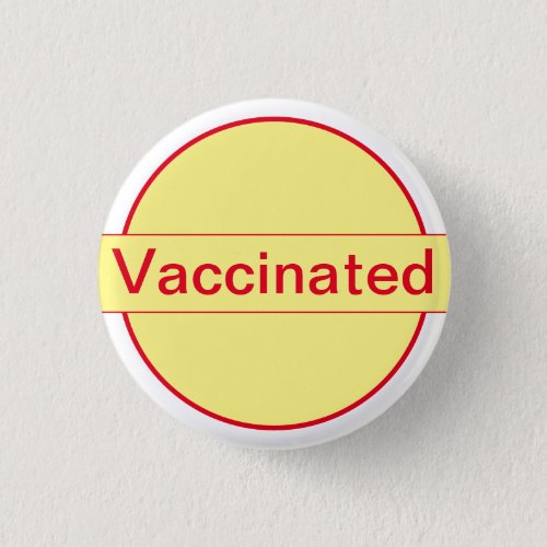 Vaccinated White And Yellow Button