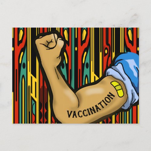 VACCINATION and COVID by Slipperywindow Postcard