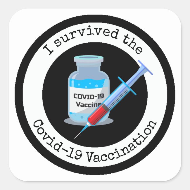 Vaccination Design Sticker