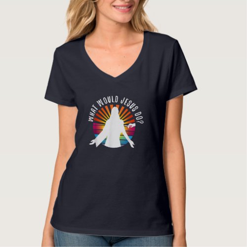 Vaccination What Would Jesus Do Christ Gets His Va T_Shirt