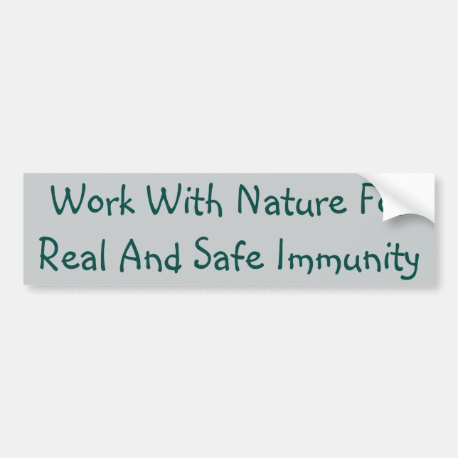 Vaccine Bumper Sticker (Front)