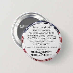 Vaccine debate button