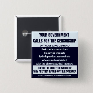 Vaccine debate button