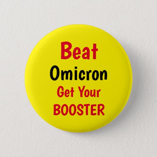 Vaccine Omicron Covid Booster Yellow Button