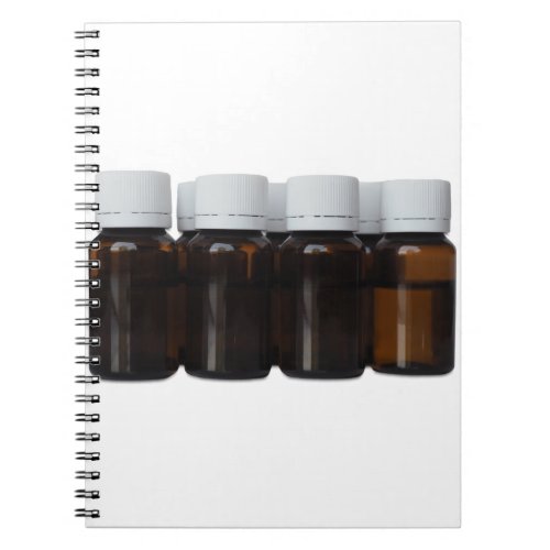 vaccine probiotic bottle notebook