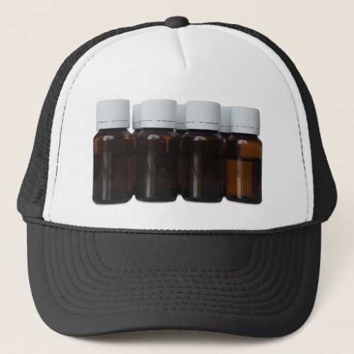vaccine probiotic bottle trucker hat