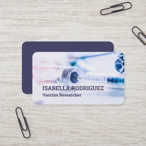 Vaccine Researcher Business Card