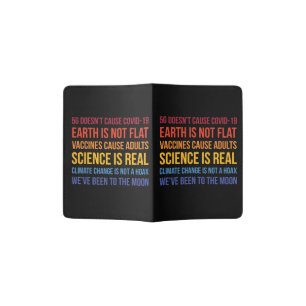 Vaccines Science Climate Change Is Real 5G Covid Passport Holder