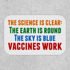 Vaccines Work Pro Vaccination Science Quote Laptop Patch