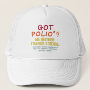 Vaccines Work Thanks Science Epidemiology Student Trucker Hat