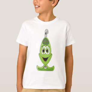 Vacuum Cartoon Green T-Shirt