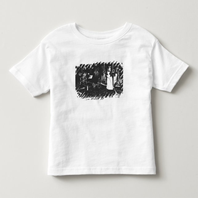 Vacuum Cleaner at Work Toddler T-shirt (Front)