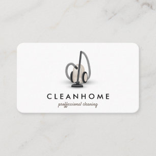 Vacuum cleaner beige Home Cleaning House Keeping Business Card