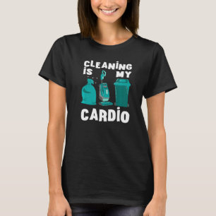 Vacuum Cleaner Cardio Cleaning Trash Bag Trash Bin T-Shirt
