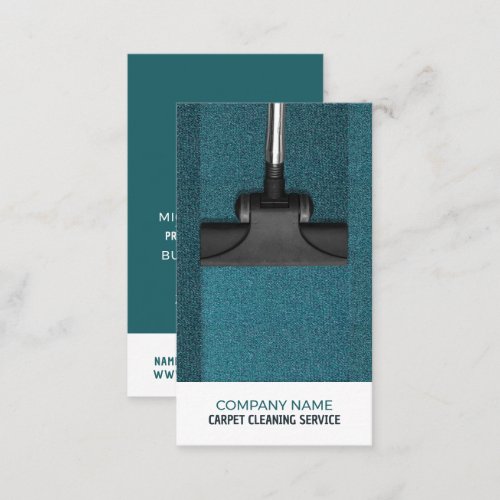 Vacuum Cleaner Carpet Cleaners Cleaning Service Business Card