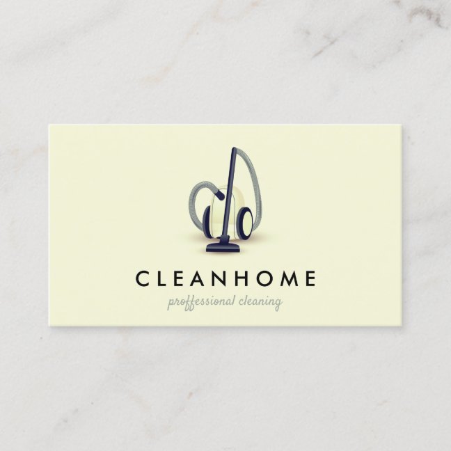 Vacuum cleaner Home House Keeping Business Card