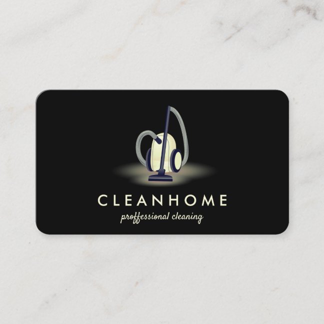 Vacuum cleaner House Keeping Cleaning Janitorial Business Card