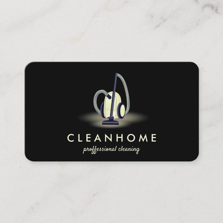Vacuum cleaner House Keeping Cleaning Janitorial Business Card Zazzle