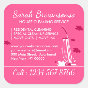 Cleaning Lady Housekeeping Professional Cleaner' Sticker