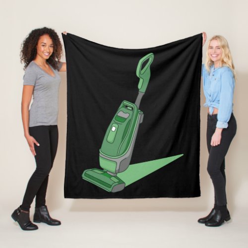 Vacuum Cleaner Housekeeper Housekeeping Cleaning G Fleece Blanket