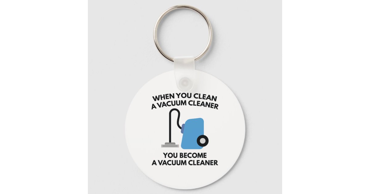 Vacuum Cleaner Keychain | Zazzle