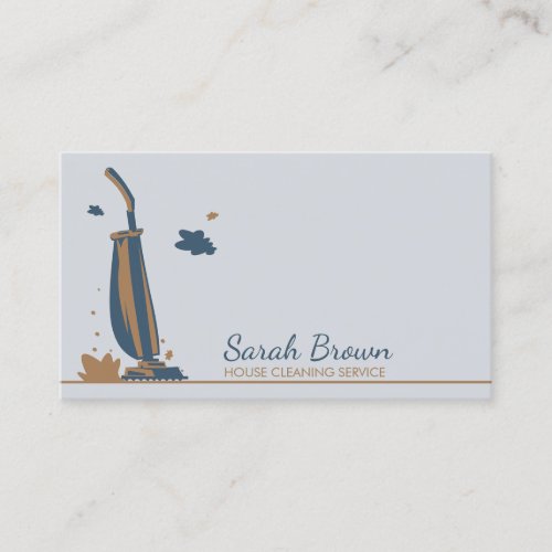 Vacuum Cleaner Maid Janitorial Cleaning pro Business Card