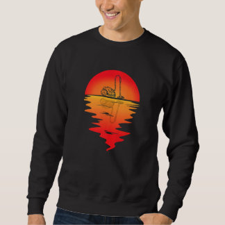 Vacuum Cleaner Vintage Sunset Housekeeping Hoover  Sweatshirt