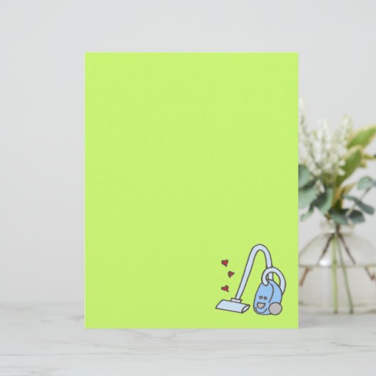 Vacuum Cleaner with Hearts (Standing Front)