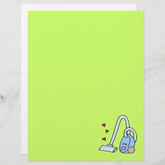 Vacuum Cleaner with Hearts (Front/Back)